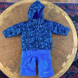 Columbia 6-12mo Jacket + SnowSuit Set